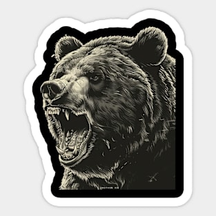 Conversations Around The Grizzly Bear Sticker